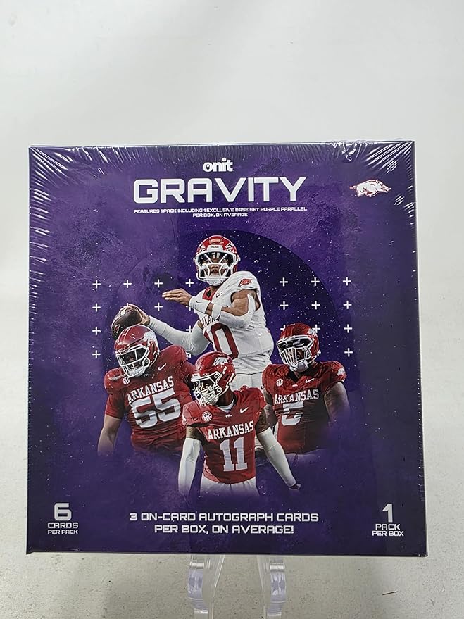 2025 Onit Gravity College Football Card Breaker Edition Box (Arkansas Razorbacks)
