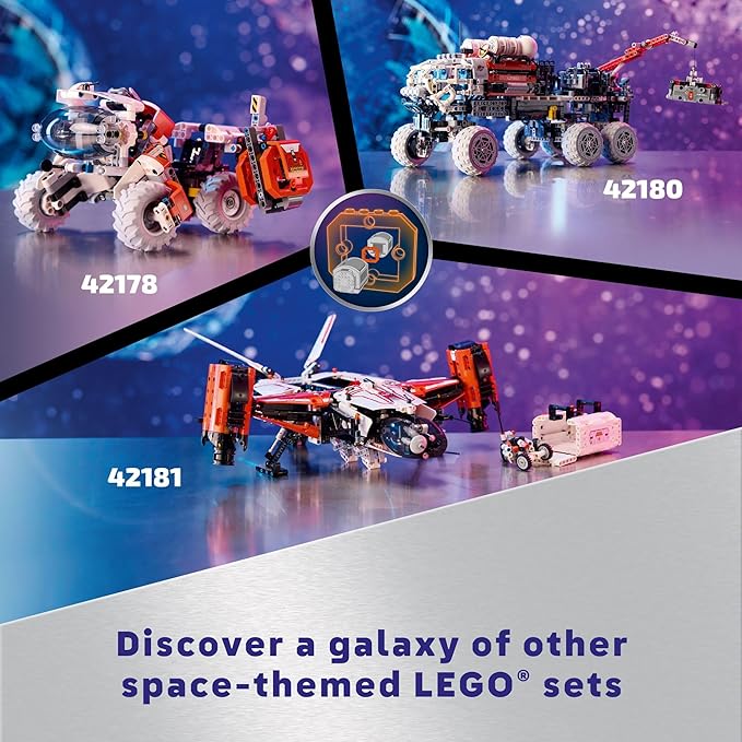 LEGO Technic Surface Space Loader LT78 Building Set Space Toy for Adventure Construction Exploration and Building Gift for Imaginative Play Birthday Gift for 8 Year Old Boys &amp Girls 42178