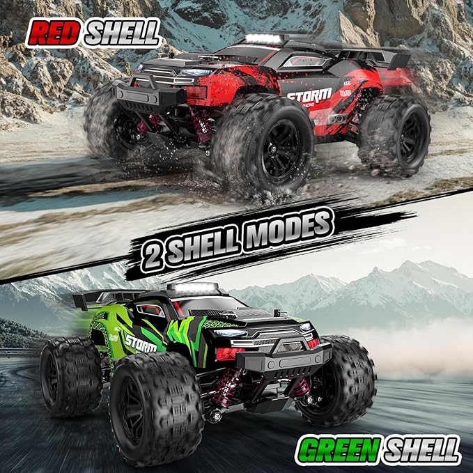 1:18 RC Cars 2.4GHz 4WD High Speed 40 KM/H Remote Control car with Drift Wheel All Terrain Off Road Monster Truck RC Drift Car with Gyro for Adults Boys 8-12