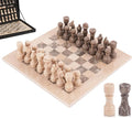 Marble Chess Set for Adults 12 Handmade Verona &amp Oceanic Board Game with 32 Chess Pieces 2 Extra Queens &amp Storage Box Luxury Travel Game Elegant for Home Decor