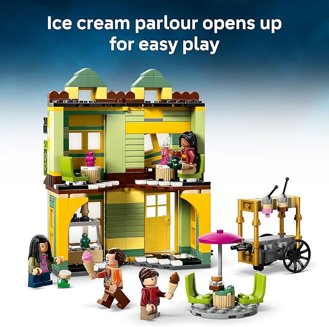 LEGO Harry Potter Quality Quidditch Supplies &amp Ice Cream Parlour - Kids Toy - Diagon Alley Building Set for Boys and Girls 8+ - Harry Potter Collectible - Gift Idea for Birthdays - 76452