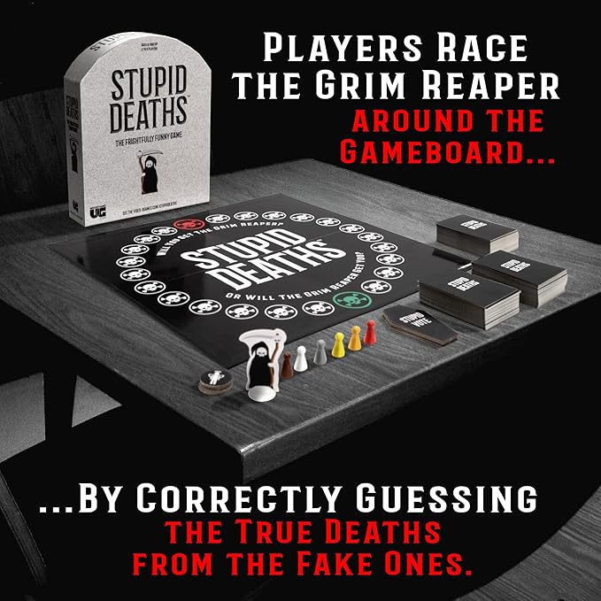 University Games | Stupid Deaths The Party Game for Adults &amp Teens Ages 12 &amp Up (01404)