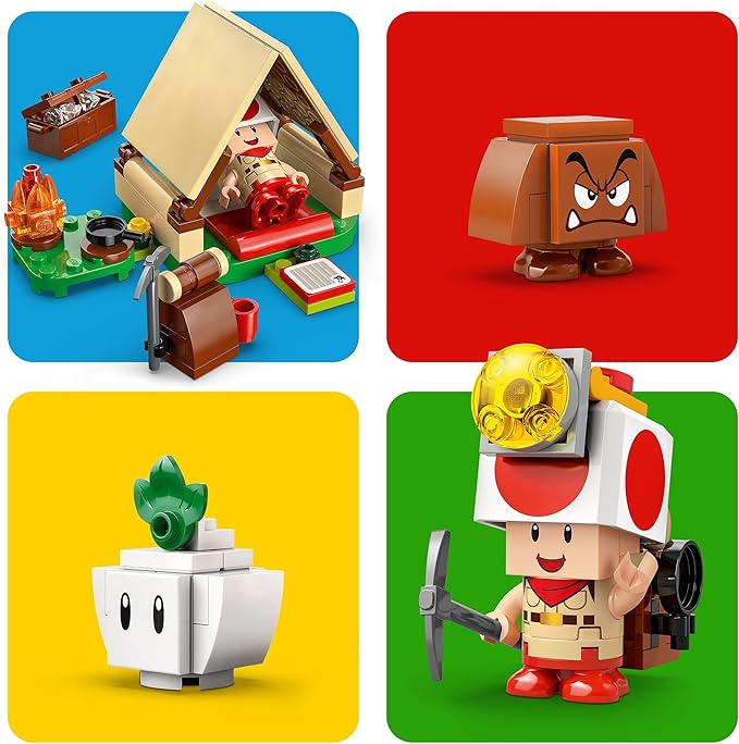 Lego 72040 Super Mario Captain Toad Camping Toy Toy Birthday Present Block Educational Boys Girls Children 6 Years 7 Years 8 Years 9 Years Mario Goods Game