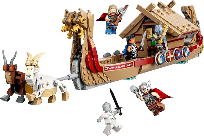 Lego® Super Heroes Marvel The Goat Boat 76208 Building Kit Collectible Thor Construction Toy with 5