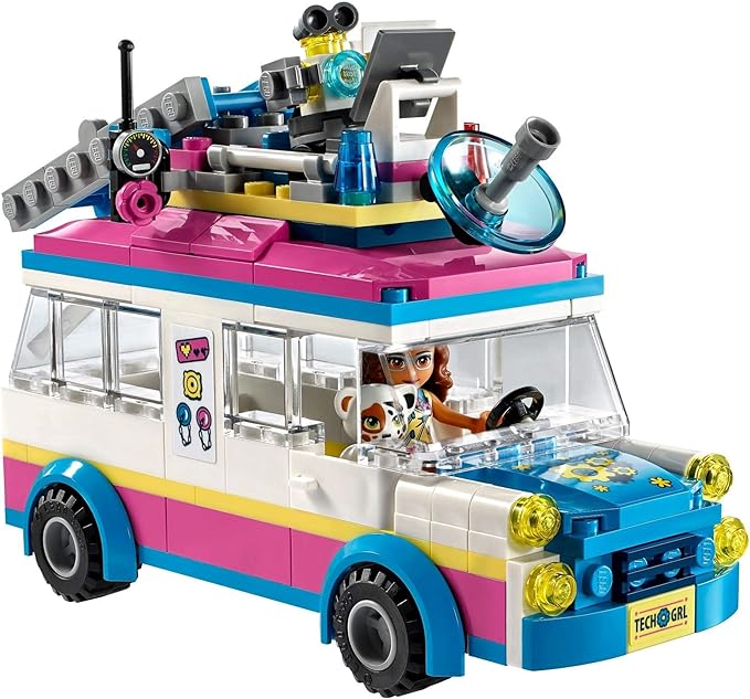 LEGO Friends Olivia’s Mission Vehicle 41333 Building Set (223 Pieces)