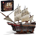TYCOLE Pirate Ship Building Set with Lights - Mayflower Ship Model ToyGreat Home&ampOffice Decoration for Pirates FansIdea Choice for Adults and Boys Aged 8-14 as Birthday Christmas Gifts(2076PCS)