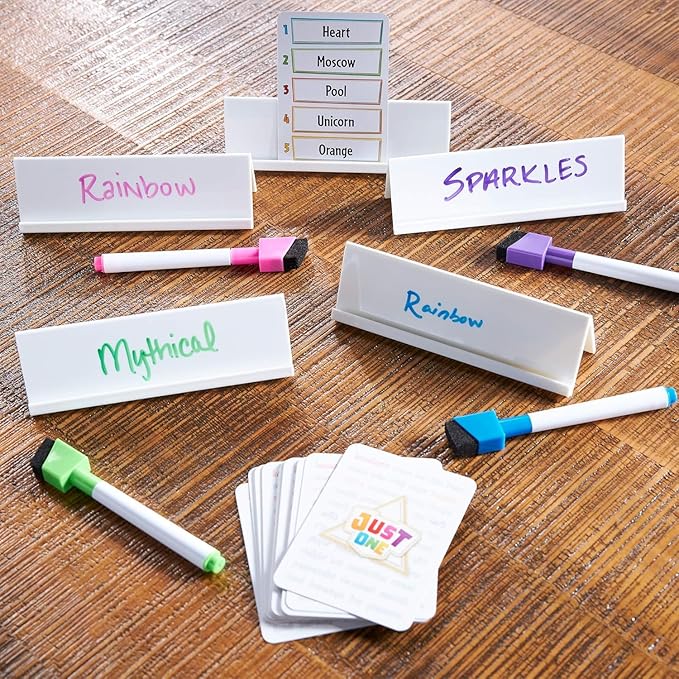 Just One Party Game - Cooperative Word Guessing Fun for Friends and Family! Ages 8+ 3-7 Players 20 Minute Playtime Made by Repos Production