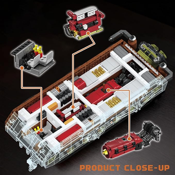 WW2 Panzer VIII Maus Tank Building Sets for Adults Army Military Vehicles Collectible Model for Home Decor (Multicolor)