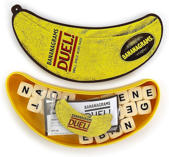 Bananagrams Duel: Ultimate 2 Player Travel Game | Small Space Word Race