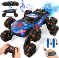 Sunrad 8WD Gesture Sensing RC Stunt Car with Spray &amp Light &amp Music for Kids Age 6-8-13 Spider Hand Remote Control Car 2.4Ghz Double-Sided Climbing Drift RC Car Toys Birthday Gift for Boys