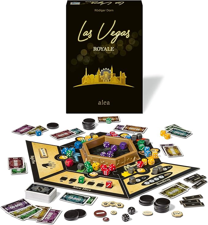 Ravensburger Las Vegas Royale Strategy Board Game for Ages 8 &amp Up - 20th Anniversary Edition Alea
