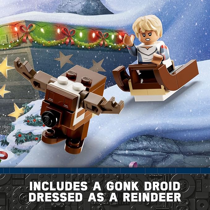 LEGO Star Wars 2023 Advent Calendar 75366 Christmas Holiday Countdown Gift Idea with 9 Star Wars Characters and 15 Mini Building Toys Discover New Experiences and Daily Collectible Surprises