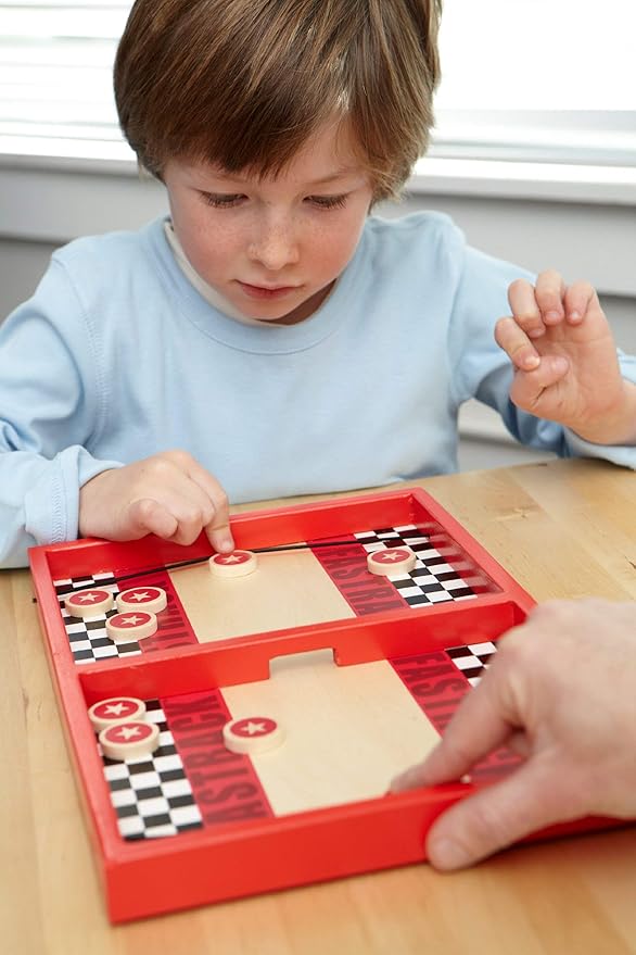 Fastrack Board Game by Blue Orange Games - The Original 2-Player Disc Slinging Fast Action Game.