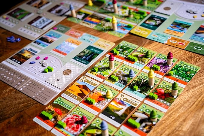 Inside Up Games Earth: Abundance Expansion | Board Game Expansion | Ecosystem Building Card Drafting Action Selection | 1 to 6 Players | 45-90 Minute Playtime | Ages 13+