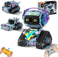 STEM Robot Building Kit 3 in1 Remote &amp App-Controlled Robotic Toys Robot Building Blocks Set with LED Eyes &amp Sound Christmas Birthday Gifts for Boys Girls Age 6 7 8 9 10 11 12+ Year Old (43