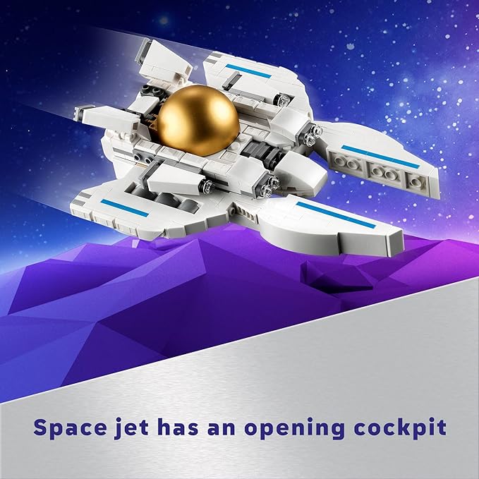 LEGO Creator 3 in 1 Space Astronaut Toy Building Set Transforms from Astronaut Figure to Dog to Viper Jet Space-Themed Gift Idea for Boys and Girls Ages 9 Years Old and Up 31152