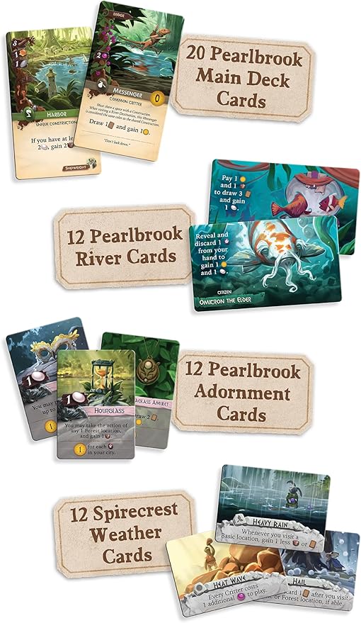 Everdell Expansion Oversized Cards – Extended Art Tarot-Sized Upgrade Pack for All Everdell Expansions Ages 14+ Collector’s Edition Accessory