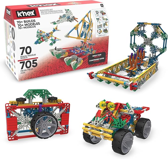 K'NEX - 70 Model Building Set‚ 705 Pieces STEM Learning Creative Play Set‚ Ages 7+