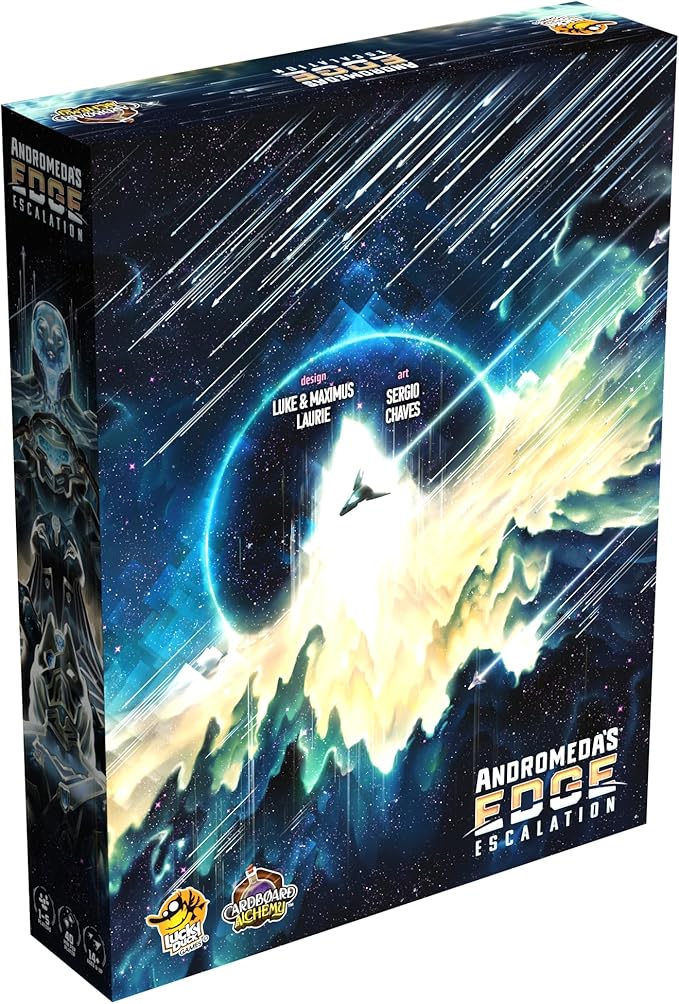 Lucky Duck Games Andromeda's Edge Escalation Expansion | Strategy Game Includes Additional Player Factions and Modules | 1-5 Players Ages 14+ | Duration 40-200 Minutes