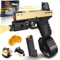 Model Gun Building Blocks Set Building Bricks Toy Guns Guns Buildings Toys for Boys Kids Adults Sniper Set Toy Pistol Model Kit for Military Fan