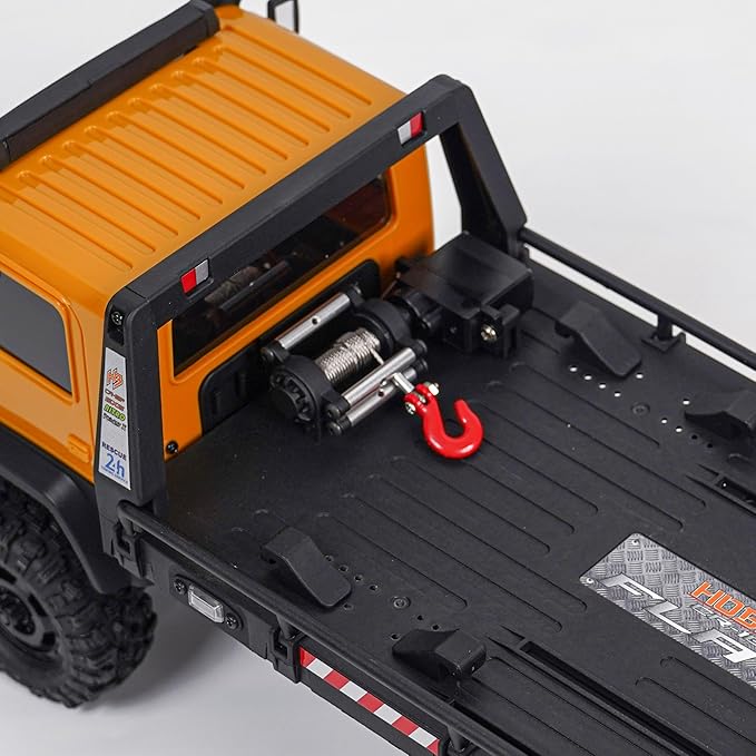 HOBBYPLUS ARKTOS V1.5 CR18P Rock Crawler RTR All Terrain - Remote Control Car Rock Crawler 1/18 Scale 6WD 2 Speed Transmission Off Road for Adults RC Hobbyists (Tan)