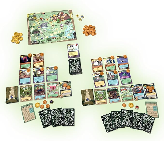 A Wild Venture Board Game - Engine-Building &amp Adventure Strategy Game Whimsical Fantasy World with 100+ Unique Cards Fast-Paced Gameplay for Kids &amp Adults Ages 10+ 2 Players 40-60 Min Pla