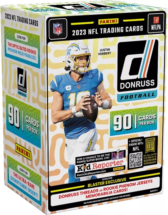 2023 Panini NFL Donruss Football Blaster Trading Cards