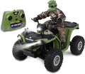 NKOK Realtree 1: 8 Rc Polaris Sportsman XP 1000 with Turbo Boost &amp Rider Turbo Boost Feature with Extra Speed Allows Children to Pretend Play and Use Their Imagination for Ages 6 and up