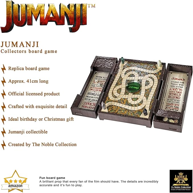 The Noble Collection Jumanji Board Game Collector Replica