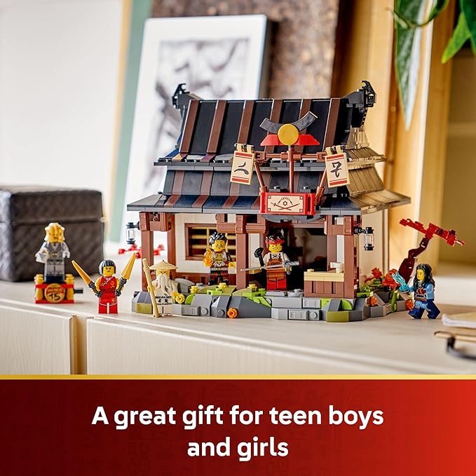 LEGO NINJAGO Four Weapons Blacksmith 15th Anniversary Building Toy for Kids Ages 14+ - Ninja Playset W/Collectible Elemental Master of Earth + 4 Minifigures - Gift Idea for Teen Boys &amp Girls - 71