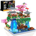 Cherry Blossom Tree Building Set Chinese Architecture Blocks Japanese Sakura House Set Bonsai Kit Sets for Adults Gift Kids Age 12+(3220 Pieces) (PBS001)