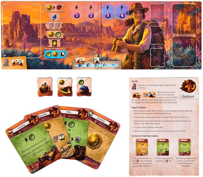 Lost Ruins of Arnak: Expedition Leaders | CGE Board Game | Player Role Expansion for Adventure Strategy Game