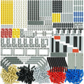 582pcs Technical Parts and Pieces Beams Axles Connectors Bricks Sets Compatible with Technical Chassis Frame Liftarm and Pins Building Blocks Accessories Robot Kits Bulk Toys