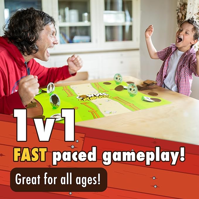 The Good Game Company Cowpie Catapults - Launch Poop with a Catapult to Knock Over Cows Last Moo Standing Wins Easy to Learn Cow Tipping Funny Kid Family Board Game Age 6+