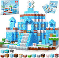 Magnetic Blocks - 100PCS Magnetic Blocks Build Ice Castle - Magnetics Toys for Montessori Toddler Easter Christmas Birthday Gifts - STEM Sensory Toys for 3 4 5 6 7 8 9 10 Year Old Girls