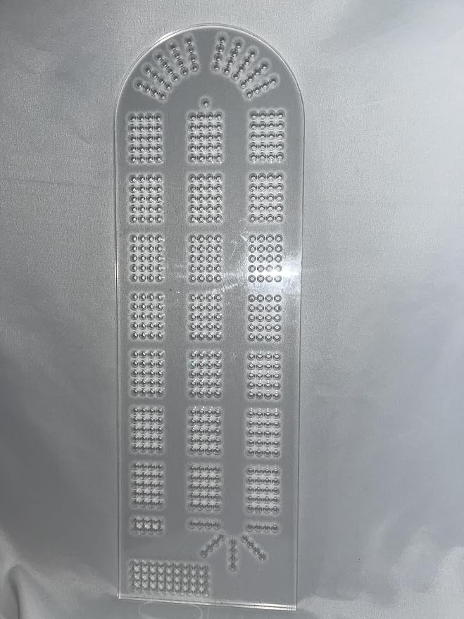 Cribbage Board Template - 4 Lane