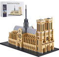 Notre Dame De Paris World Famous Micro Building Blocks Collection Model Architecture Sets for Adults 7380 PCS Ideas DIY Mini Bricks Kit present for Ages 14+
