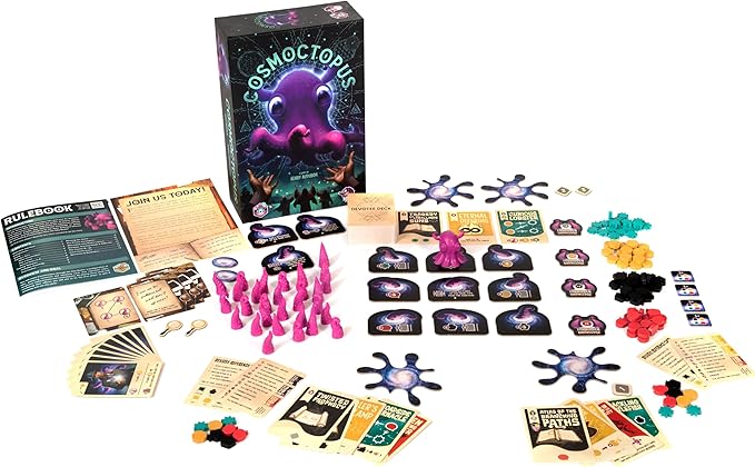 Cosmoctopus Board Game - Engine-Building Tentacle-Gathering Strategy Game Fun Family Game for Kids and Adults Ages 14+ 1-4 Players 60-90 Minute Playtime Made by Lucky Duck Games