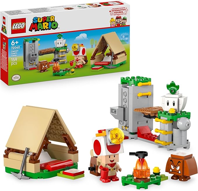 Lego 72040 Super Mario Captain Toad Camping Toy Toy Birthday Present Block Educational Boys Girls Children 6 Years 7 Years 8 Years 9 Years Mario Goods Game