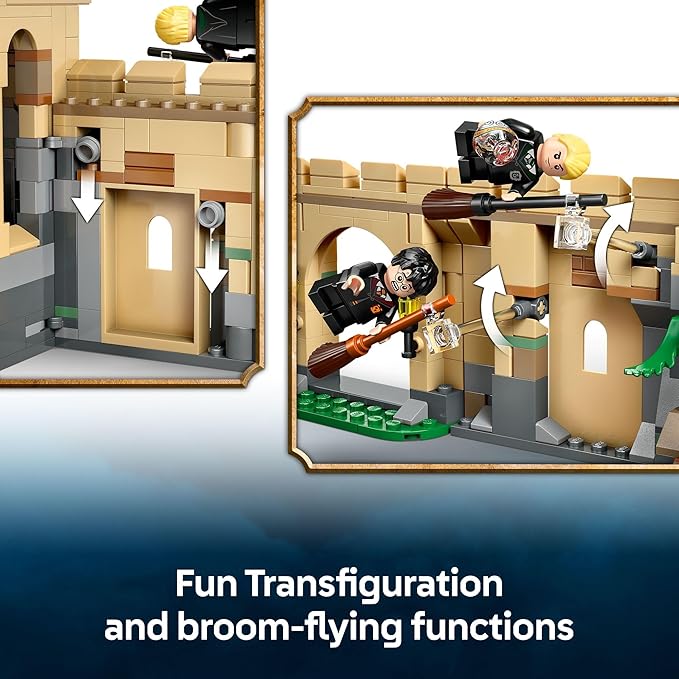 LEGO Harry Potter Hogwarts Castle: Flying Lessons Building Toy - Kids Wizard Toy for Boys and Girls Harry Potter Fans Ages 9+ - Gift Idea for Birthdays - 76447