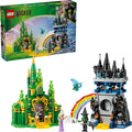 LEGO Wicked Emerald City &amp Kiamo Ko Castle Building Toy - Elphaba &amp Glinda Toy Figures 2 Buildable Playsets &amp Flying Monkey Minifigure for Kids Ages 9+ - Wicked Merch Gift for Girls &am