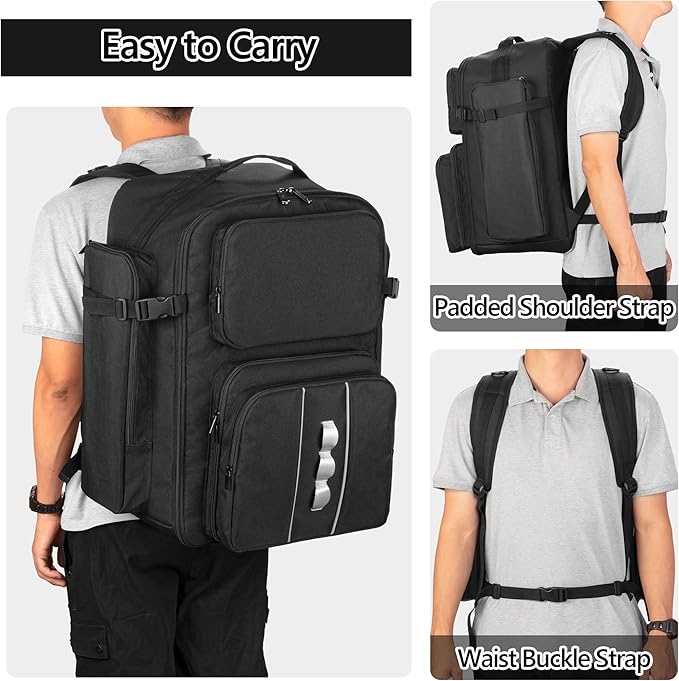 RC Backpack for 1/10 Car RC Storage Bag with Multi Pockets for Tools and Other Accessories Easy Carrying with Adjustable Shoulder Strap (Patent Design)