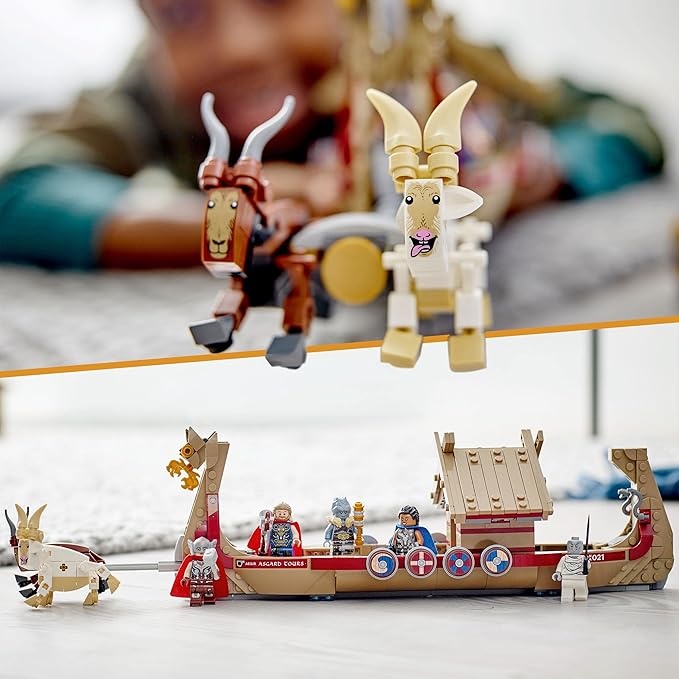 Lego® Super Heroes Marvel The Goat Boat 76208 Building Kit Collectible Thor Construction Toy with 5
