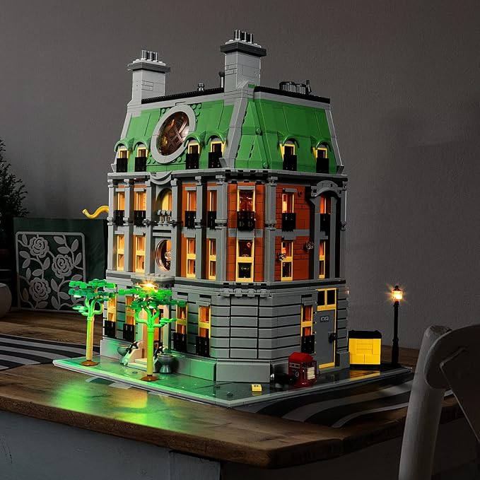 BrickBling Light Kit Compatible with Lego 76218 Sanctum Sanctorum Well Hidden Lighting Compatible with Lego 76218 No Model