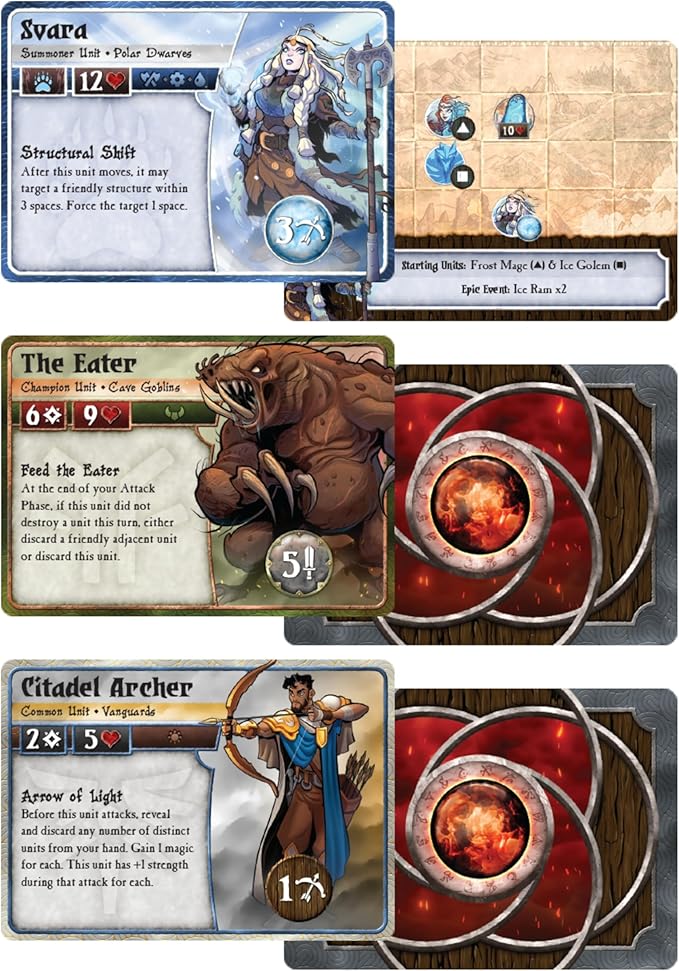 Plaid Hat Games Summoner Wars Second Edition Master Set – Tactical Dueling Card Game – Includes 6 Faction Decks Custom Dice and Game Board – Ages 9+ 2 Players