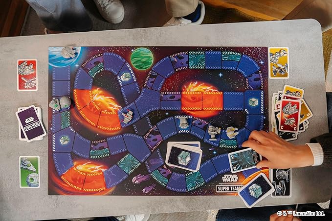 Star Wars Super Teams Board Game - Fast-Paced Strategy Race Through The Galaxy Fun for Families Kids &amp Adults Ages 7+ 2-4 Players 30 Minute Playtime Made by Zygomatic