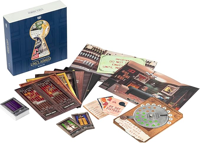 Professor Puzzle: Unclaimed: The Mystery of The Royal Hotel - A Puzzle Adventure Game Fast-Paced Treasure-Hunt Investigation Ages 12+ 1-4 Players