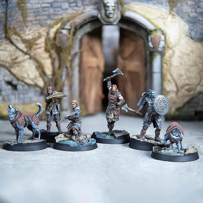 Modiphius Entertainment The Elder Scrolls: Call to Arms - Dawnguard Stalwarts - 6 Unpainted Resin Figures (MUH0330306)