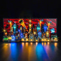 Upgraded Led Light Kit for Lego The Animated Series Gotham City Building Set Compatible with Lego 76271 Best Gifts for Adults (Model Not Included)