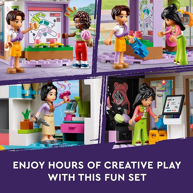 LEGO Friends Heartlake City Shopping Mall Toy Building Kit with Mini-Doll Accessories for Kids to Build Social Skills and Play Together Gift Set for 8 Year Old Kids Girls and Boys 42604